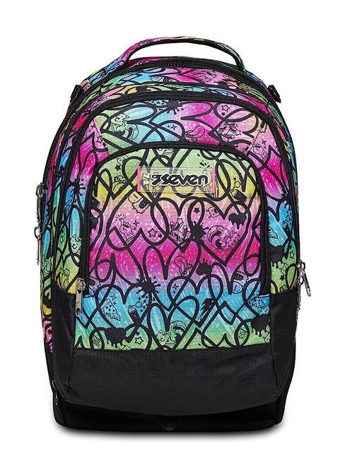 COLOUR EXPRESSION JACK Mochila trolley desmontable, mochila doble RODAMINA ROJA - Mochilas con ruedas