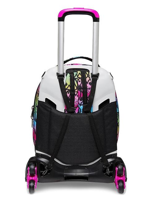 COLOUR EXPRESSION JACK Mochila trolley desmontable, mochila doble RODAMINA ROJA - Mochilas con ruedas