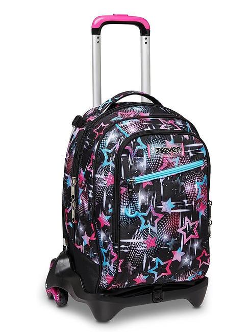 LIQUID PAINT JACK Mochila trolley desmontable, 3 ruedas pirablack - Mochilas con ruedas