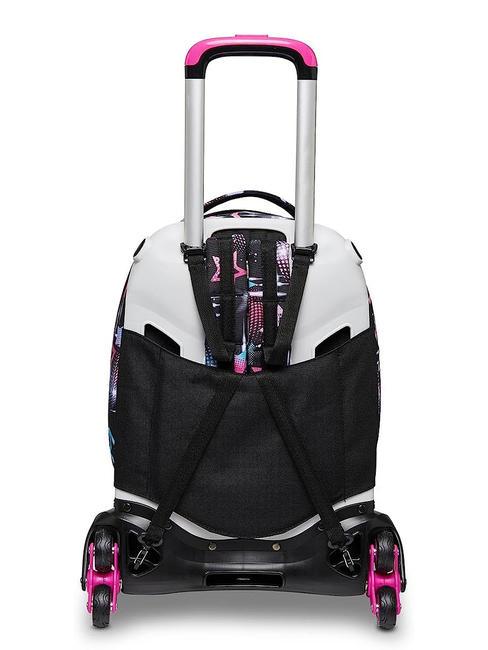 LIQUID PAINT JACK Mochila trolley desmontable, 3 ruedas pirablack - Mochilas con ruedas
