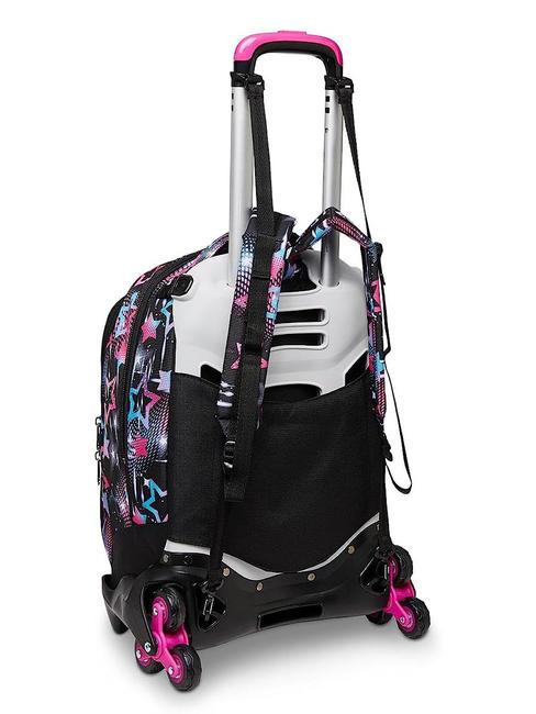 LIQUID PAINT JACK Mochila trolley desmontable, 3 ruedas pirablack - Mochilas con ruedas