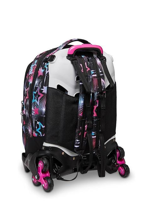 LIQUID PAINT JACK Mochila trolley desmontable, 3 ruedas pirablack - Mochilas con ruedas