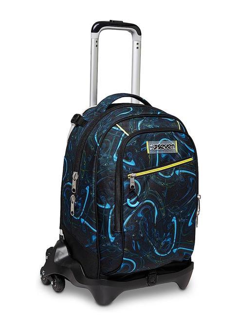 LED BALLOON JACK Mochila trolley desmontable, 3 ruedas campanilla turquesa - Mochilas con ruedas