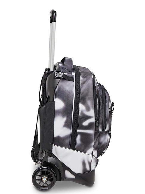 NEW PLUG FANTASY Mochila trolley desmontable, 2 ruedas sombra negra - Mochilas con ruedas
