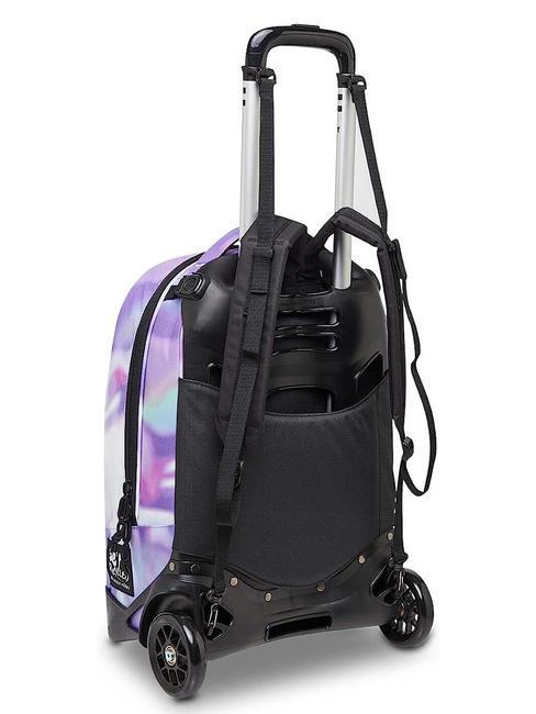 NEW PLUG FANTASY Mochila trolley desmontable, 2 ruedas tonos pastel - Mochilas con ruedas