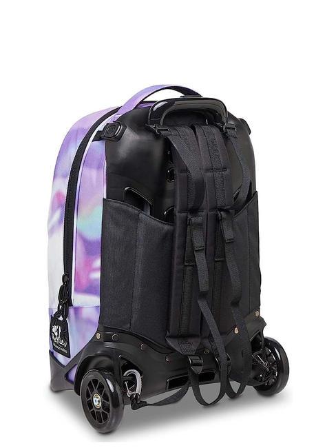 NEW PLUG FANTASY Mochila trolley desmontable, 2 ruedas tonos pastel - Mochilas con ruedas