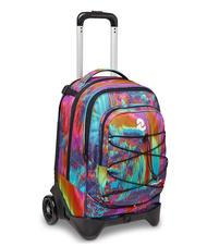 INVICTA NEW PLUG FANTASY Mochila trolley desmontable, 2 ruedas multicolor digital - Mochilas con ruedas - 3