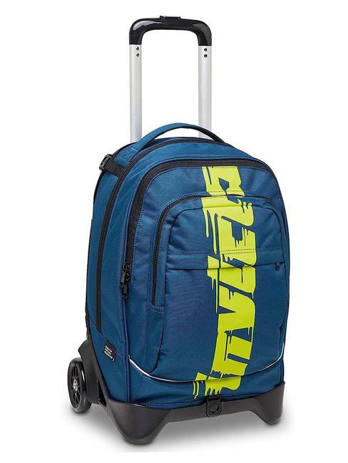 NEW PLUG LOGO Mochila trolley desmontable, 2 ruedas trunavy - Mochilas con ruedas
