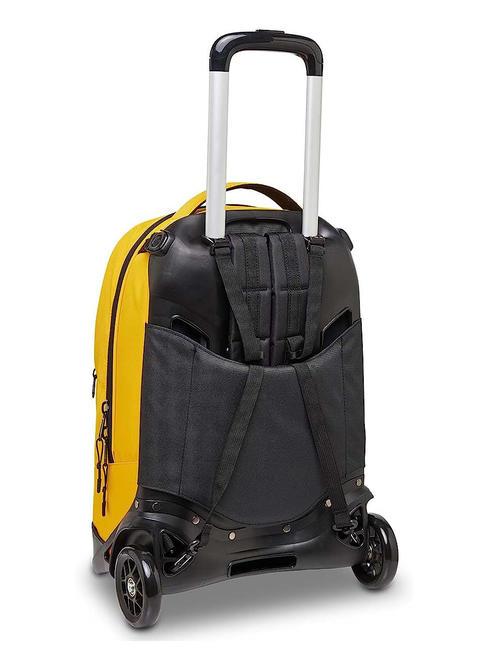 NEW PLUG LOGO Mochila trolley desmontable, 2 ruedas azafr&aacute;n - Mochilas con ruedas