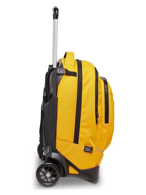 NEW PLUG LOGO Mochila trolley desmontable, 2 ruedas azafr&aacute;n - Mochilas con ruedas