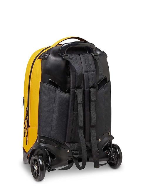 NEW PLUG LOGO Mochila trolley desmontable, 2 ruedas azafr&aacute;n - Mochilas con ruedas