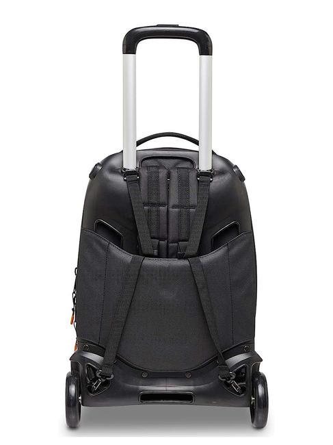 NEW PLUG LOGO Mochila trolley desmontable, 2 ruedas negro - Mochilas con ruedas