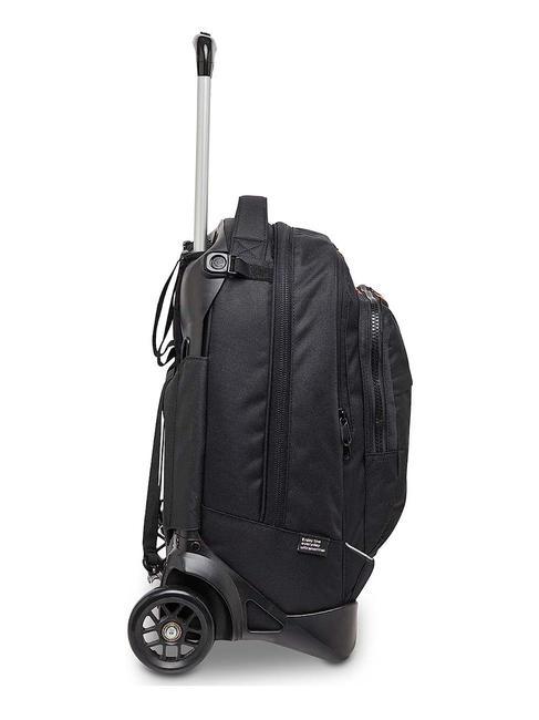 NEW PLUG LOGO Mochila trolley desmontable, 2 ruedas negro - Mochilas con ruedas