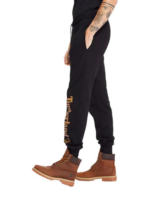LINEAR LOGO REGULAR Corredores bota negra / trigo - Trajes deportivos para hombres