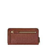 THE BRIDGE LUCREZIA Cartera de piel con cremallera BROWN - Carteras Mujer - 3