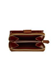 THE BRIDGE LUCREZIA Cartera compacta de piel BROWN - Carteras Mujer - 4