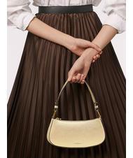 COCCINELLE MERVEILLE Bolso bandolera en piel texturizada dorado - Bolsos Mujer - 4