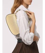 COCCINELLE MERVEILLE Bolso bandolera en piel texturizada dorado - Bolsos Mujer - 5