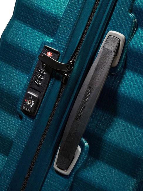 Maletas Línea LITE-SHOCK. medida media. ultraligero petrolblue - Trolley Rígidos