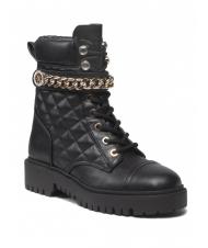 GUESS odysse stivaletto 3,7cm Botas de combate acolchadas con cadena NEGRO - Zapatos Mujer - 2