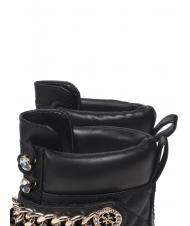 GUESS odysse stivaletto 3,7cm Botas de combate acolchadas con cadena NEGRO - Zapatos Mujer - 4