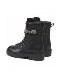 GUESS odysse stivaletto 3,7cm Botas de combate acolchadas con cadena NEGRO - Zapatos Mujer - 5