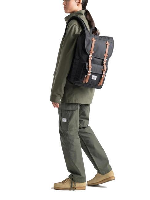 LITTLE AMERICA MID mochila mediana navy tan - Mochilas Escuela & Tiempo Libre