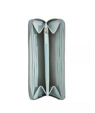 FURLA CAMELIA Cartera grande de piel con cremallera tonos menta - Carteras Mujer - 2