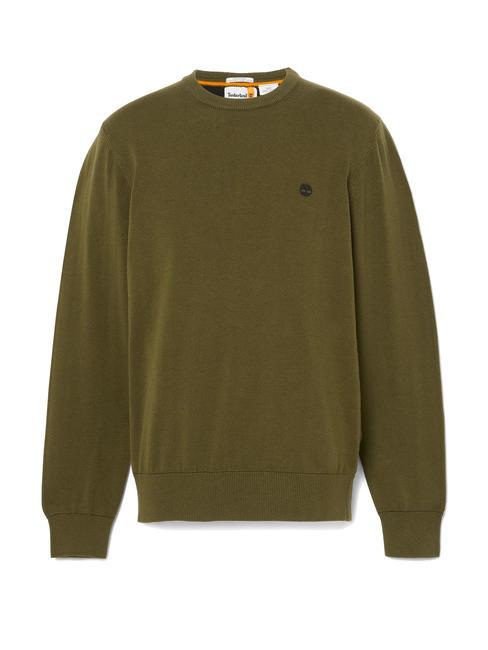 WILLIAMS RIVER Suéter de cuello redondo darkoliv - Suéteres de los hombres