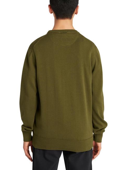 WILLIAMS RIVER Su&eacute;ter de cuello redondo darkoliv - Su&eacute;teres de los hombres