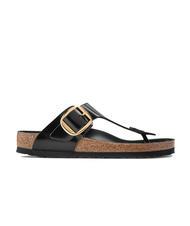 BIRKENSTOCK GIZEH BIG BUCKLE Chanclas en charol brillo negro - Zapatos Mujer - 2