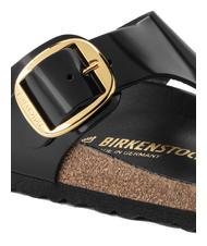 BIRKENSTOCK GIZEH BIG BUCKLE Chanclas en charol brillo negro - Zapatos Mujer - 4