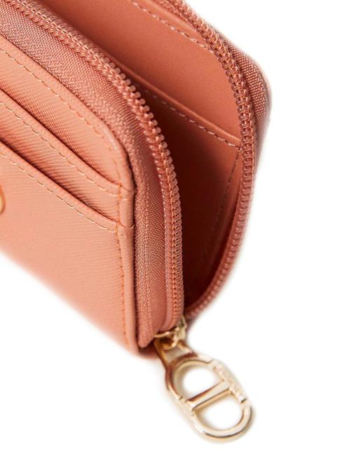OVAL T Tarjetero llavero mousse rosa - Carteras Mujer