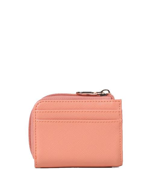OVAL T Tarjetero llavero mousse rosa - Carteras Mujer