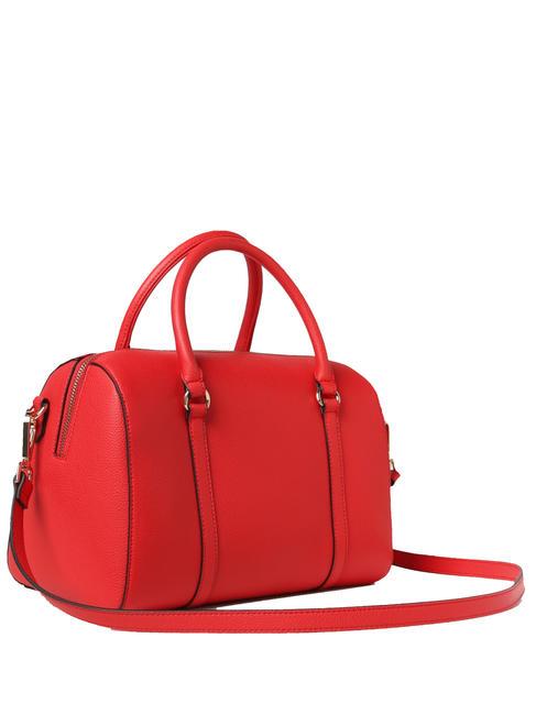 LOGO EMBOSSED Bolsa ba&uacute;l con bandolera amapola - Bolsos Mujer