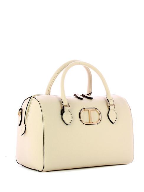 OVAL T Bolsa ba&uacute;l con bandolera Marfil - Bolsos Mujer