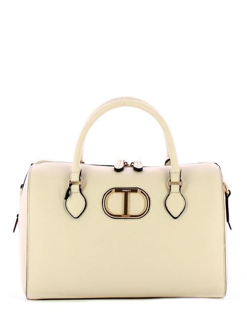OVAL T Bolsa ba&uacute;l con bandolera Marfil - Bolsos Mujer