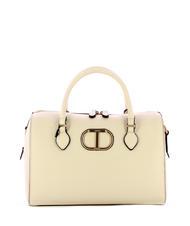 TWINSET OVAL T Bolsa ba&uacute;l con bandolera Marfil - Bolsos Mujer - 3