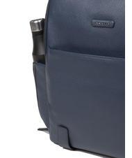 PIQUADRO MODUS SPECIAL Mochila de cuero para PC15.6 " azul - Mochilas para portátil - 4