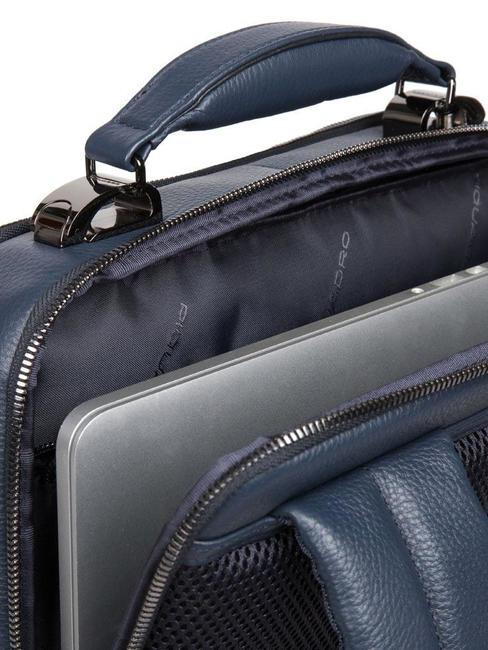 MODUS SPECIAL Mochila de cuero para PC15.6 " azul - Mochilas para portátil