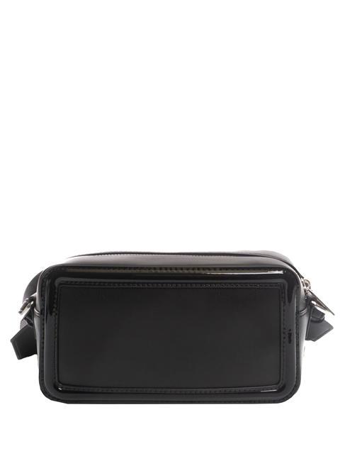 EMBOSSED Bolsa de c&aacute;mara de hombro negro - Bolsos Mujer