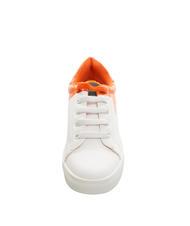 TRUSSARDI DEREK Zapatillas de ni&ntilde;o blanco/naranja - Zapatos de beb&eacute; - 3