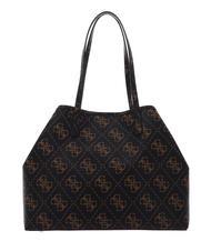 GUESS VIKKY LOGO LARGE Bolsa de hombro marr&oacute;n - Bolsos Mujer - 3
