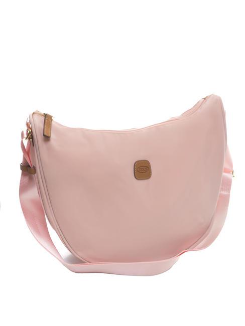 X-COLLECTION Bolso pequeño de media luna rosa - Bolsos Mujer