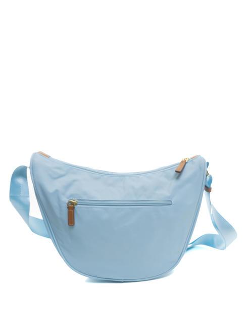 X-COLLECTION Bolso peque&ntilde;o de media luna cielo azul - Bolsos Mujer