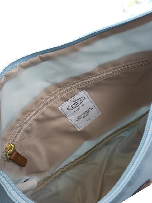 X-COLLECTION Bolso peque&ntilde;o de media luna cielo azul - Bolsos Mujer