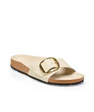 BIRKENSTOCK MADRID BIG BUCKLE Babucha en charol brillo crudo - Zapatos Mujer - 4