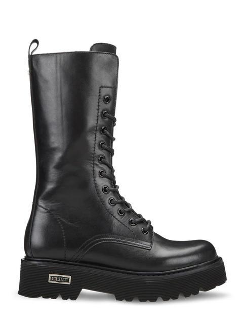SLASH 3324 Botas de piel con cordones negro - Zapatos Mujer