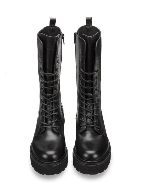 SLASH 3324 Botas de piel con cordones negro - Zapatos Mujer