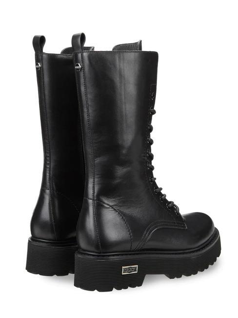 SLASH 3324 Botas de piel con cordones negro - Zapatos Mujer